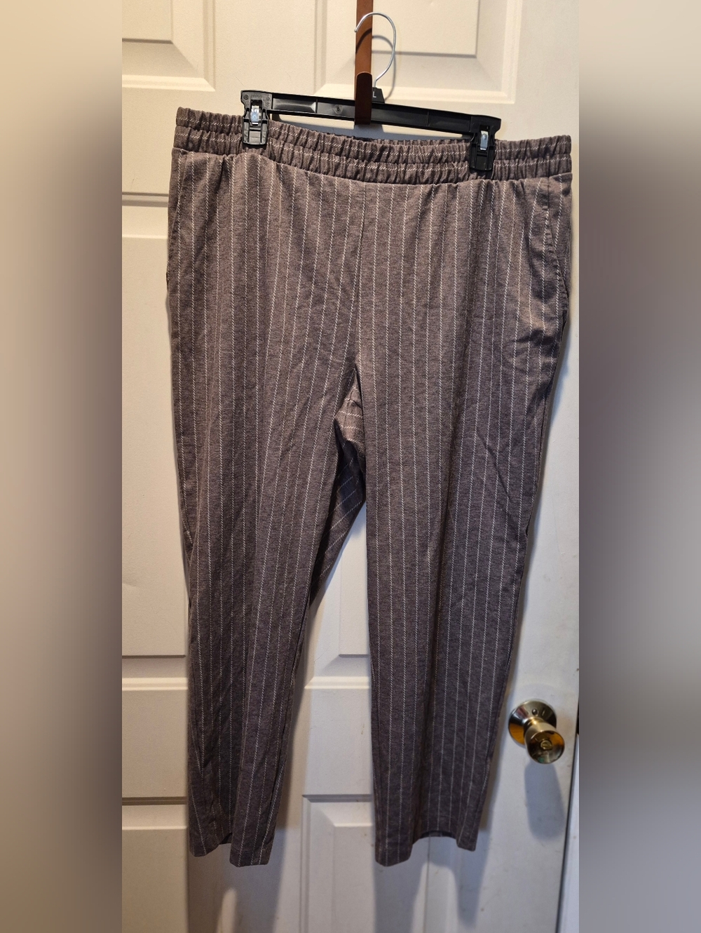 a new day Gray Pinstripe Chinos